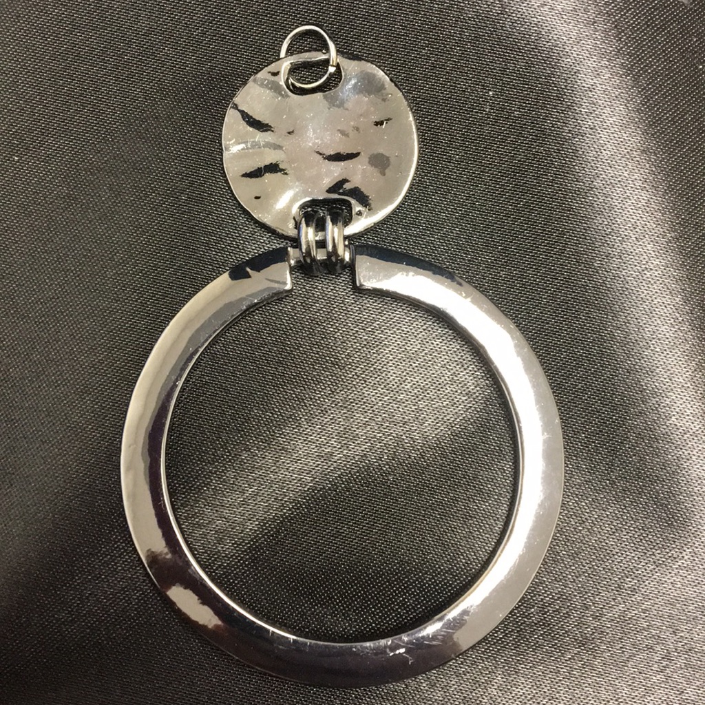 Black Circle Charm